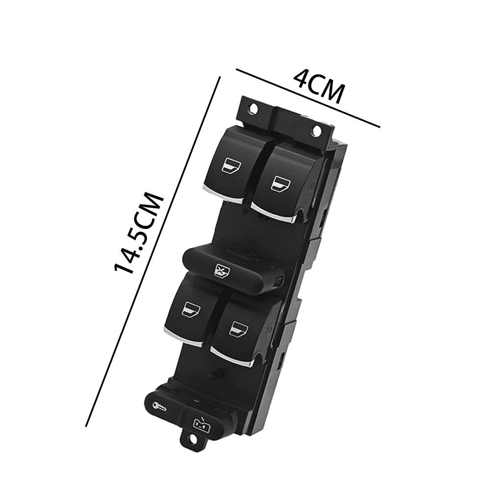 Power Window Switch 18G959857B / 18G959857B00, Compatible with Volkswagen, Golf, Passat