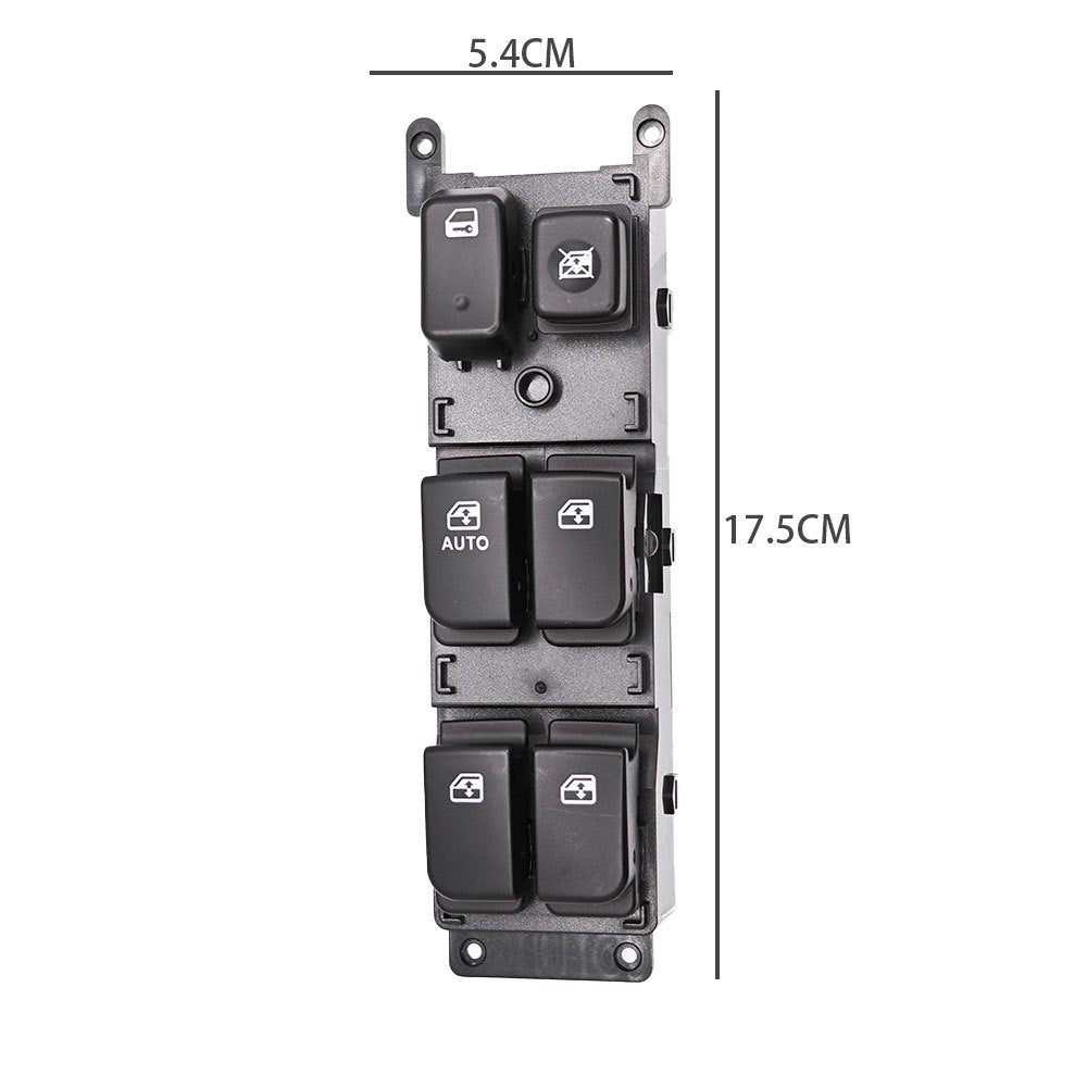 Power Window Switch 93570-1D1013W / 1D1013W, Compatible with Kia, 2007-2012