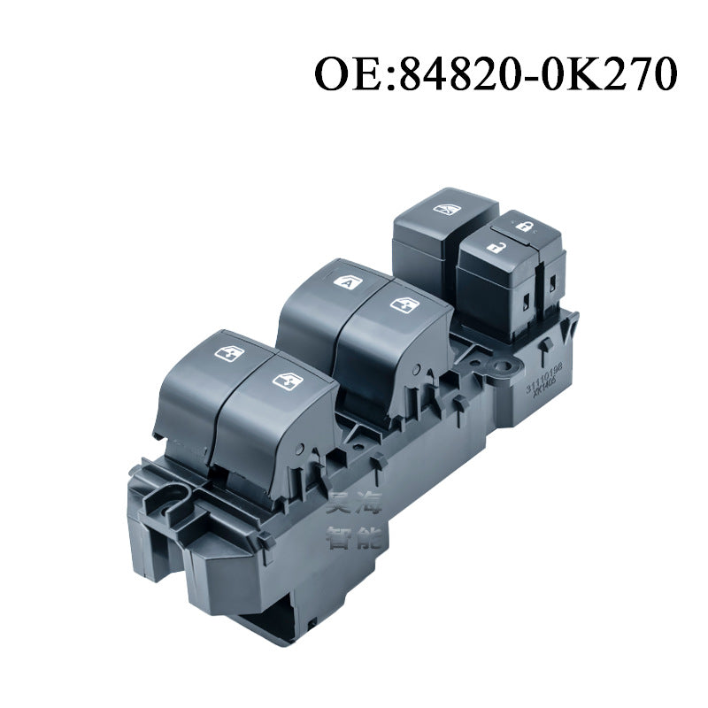 Power Window Switch 84820-0K270 / 0K270, Compatible with Toyota, 2015-2019