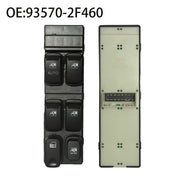 Power Window Switch 93570-2F460 / 2F460, Compatible with Kia, 2003-2009 (Left / Driver Side)
