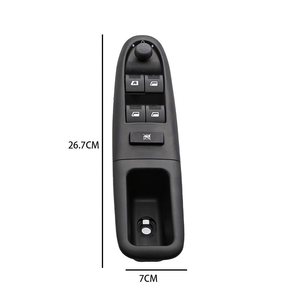 Power Window Switch 6554.CF / 6554CF406, Compatible with Peugeot (Left / Driver Side)