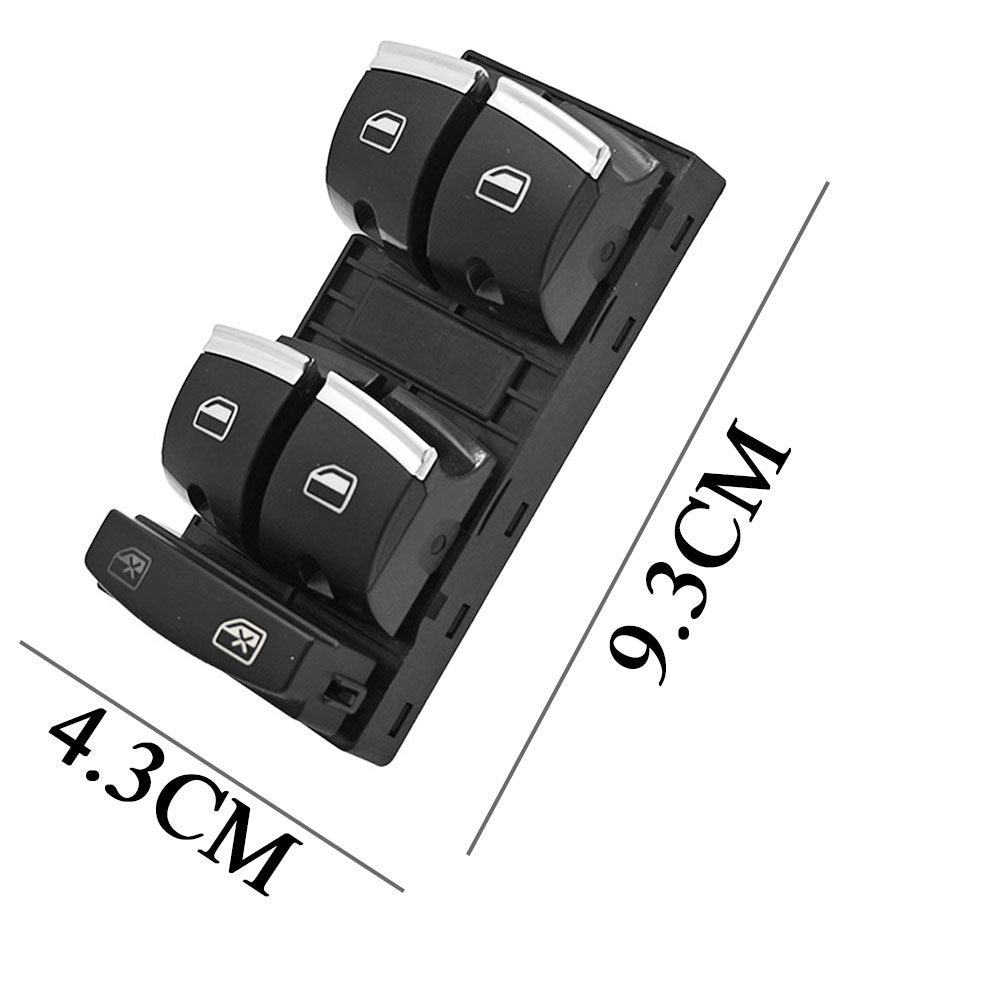 Automotive Switch 4F0959851H / 4F0959851HA6, Compatible with Audi