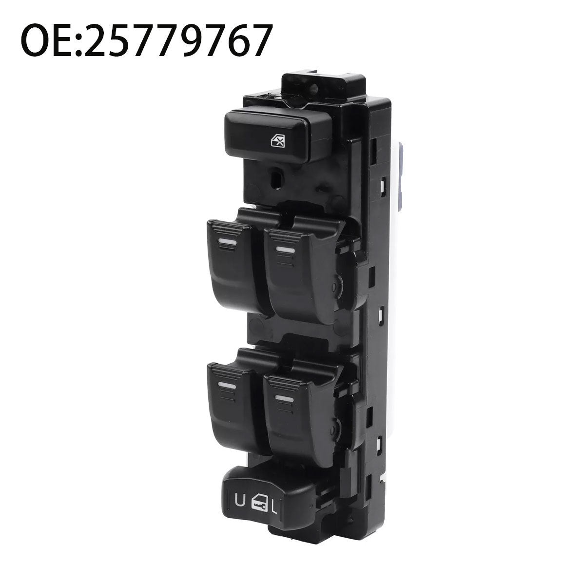 Power Window Switch 25779767 / 2577976708, Compatible with Chevrolet, 2008-2012