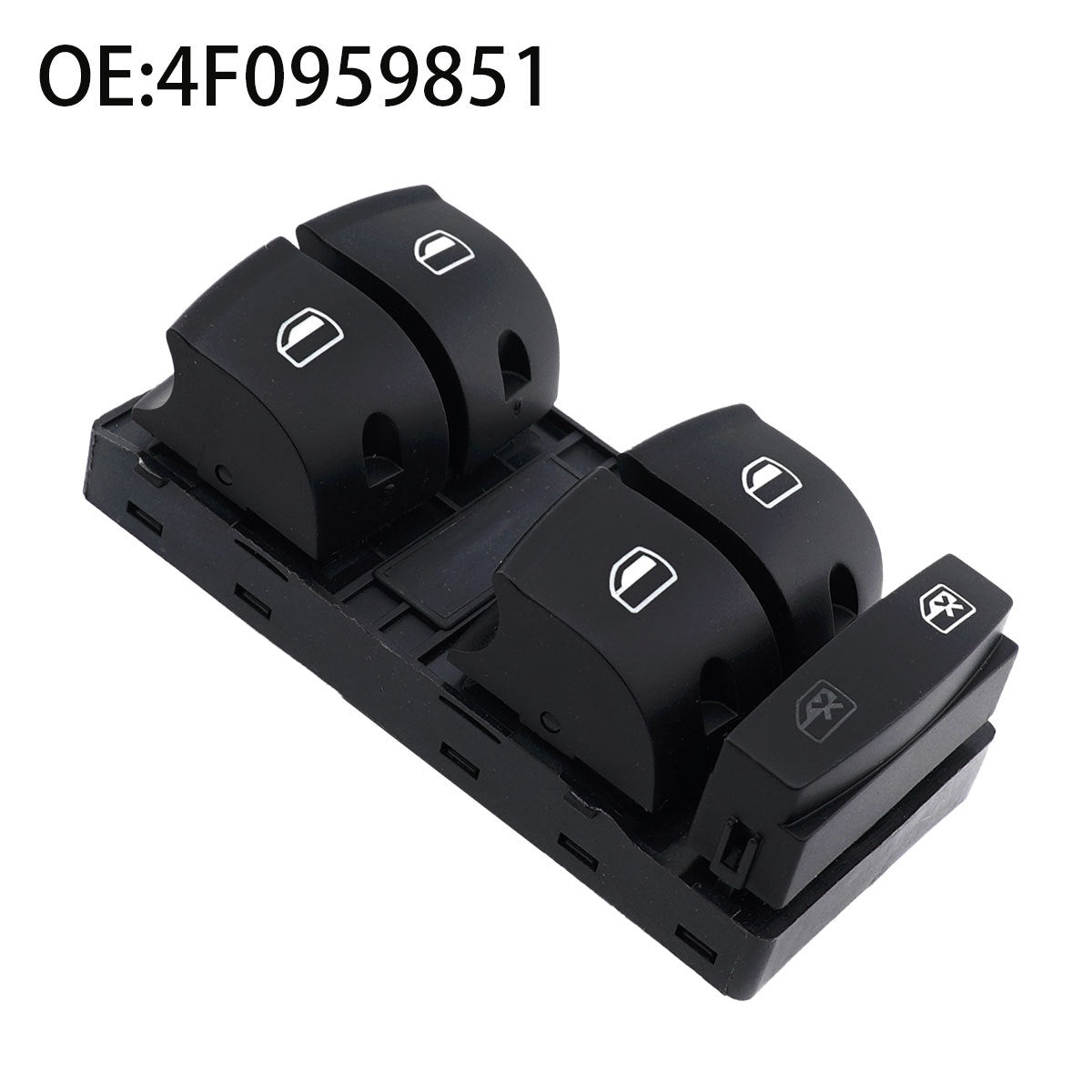 Automotive Switch 4F0959851 / 0411A3, Compatible with Audi, 2004-2011