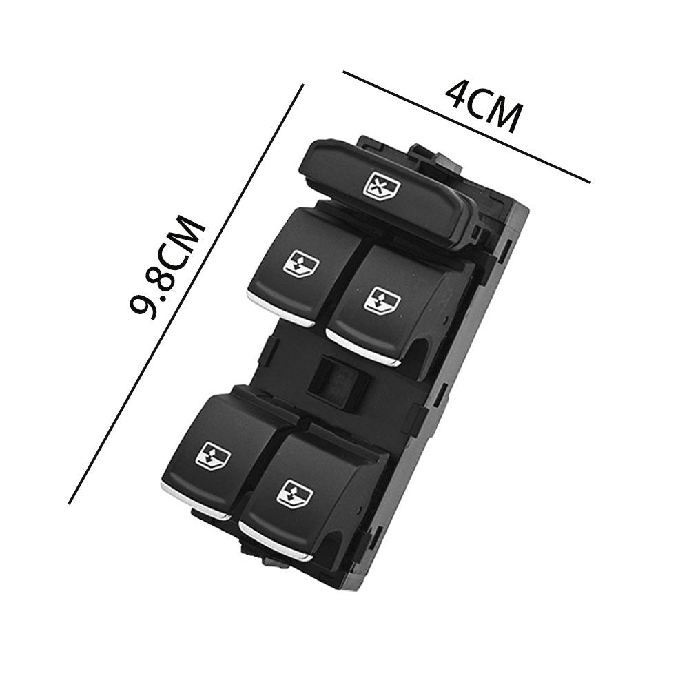 Power Window Switch 5G0959857A / 5G0959857AMK7, Compatible with Volkswagen, Golf, Passat
