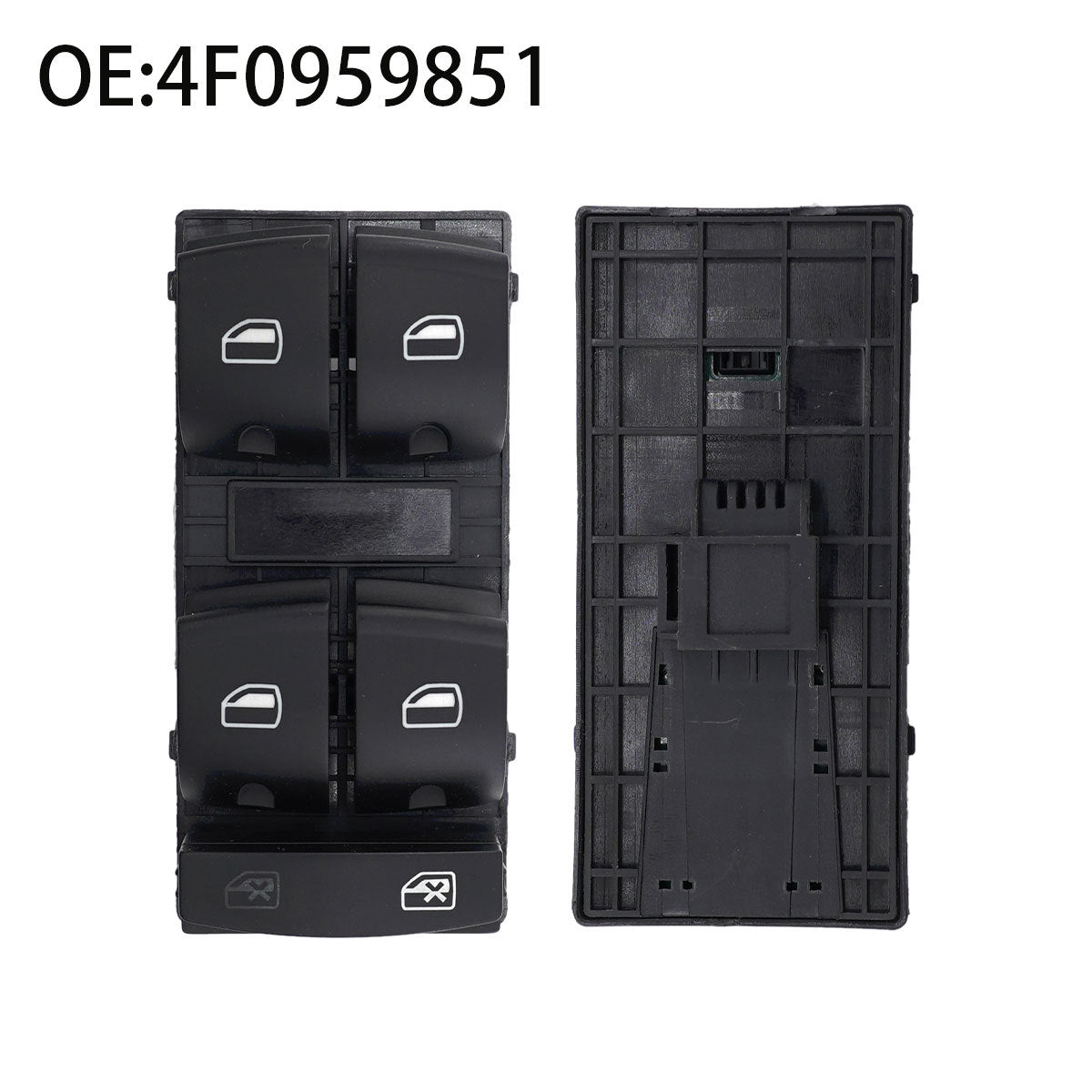 Automotive Switch 4F0959851 / 0411A3, Compatible with Audi, 2004-2011