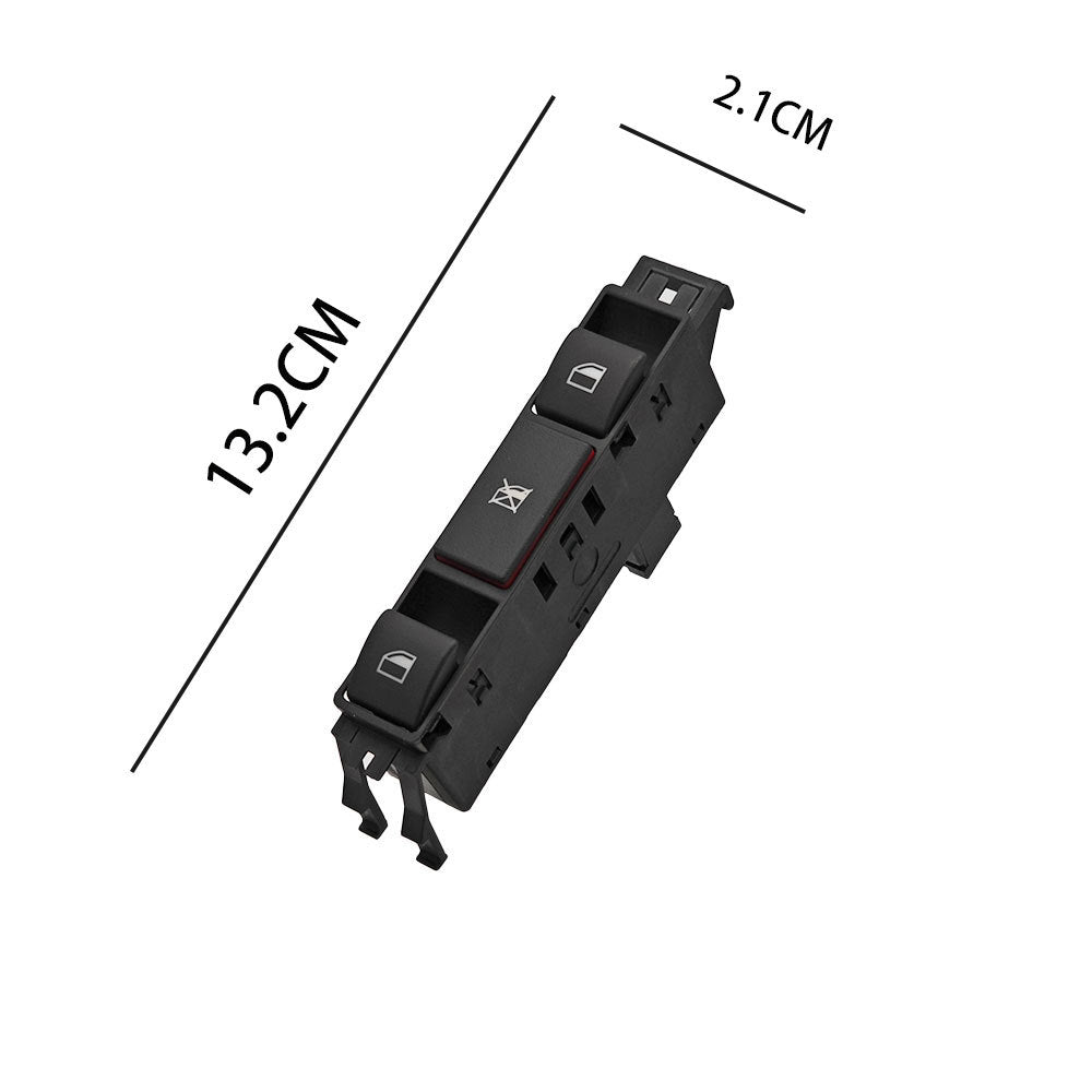 Power Window Switch 61316902184 / 02063E46, Compatible with BMW, 2002-2006