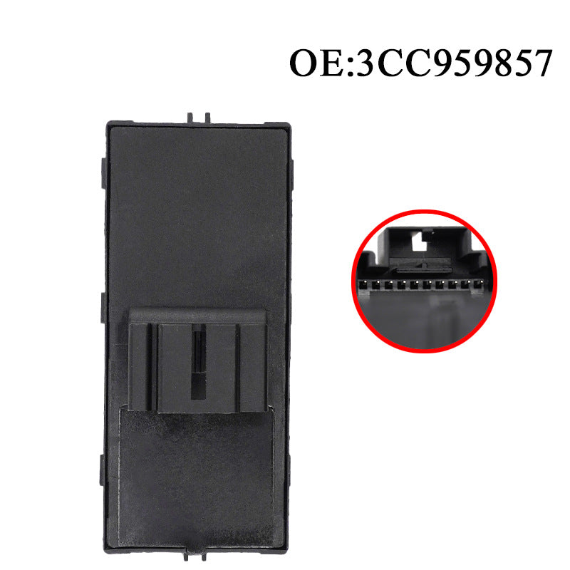 Power Window Switch 3CC959857, Compatible with Volkswagen, Skoda