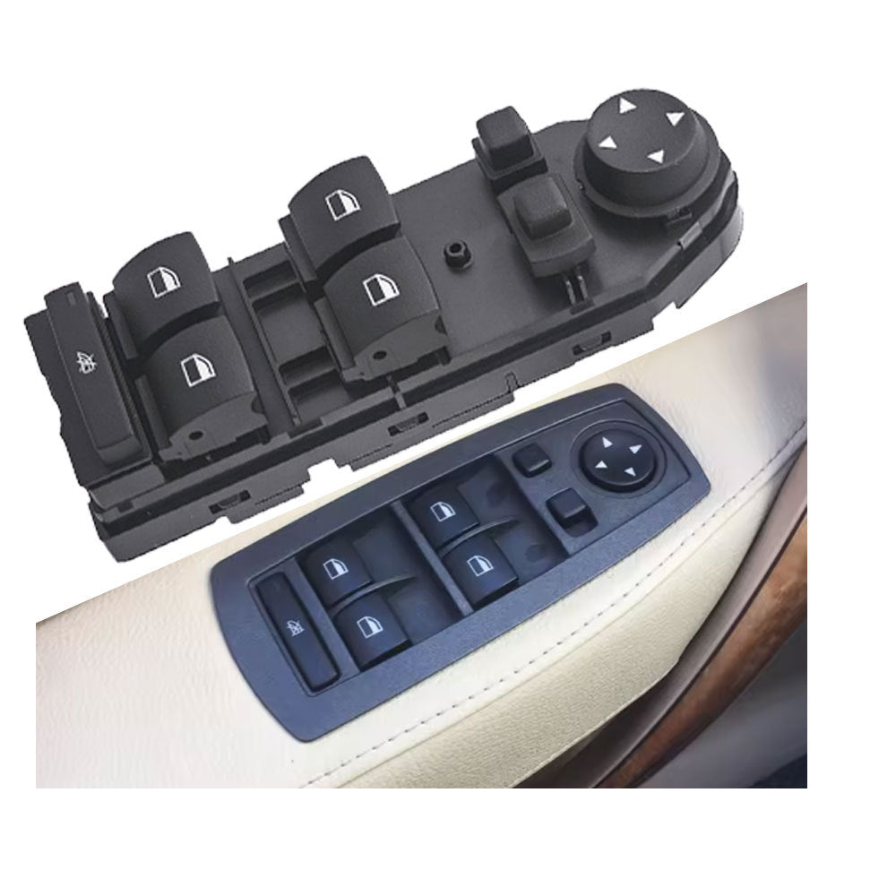 Power Window Switch 61313414355 / 0410X3, Compatible with BMW, 2004-2010