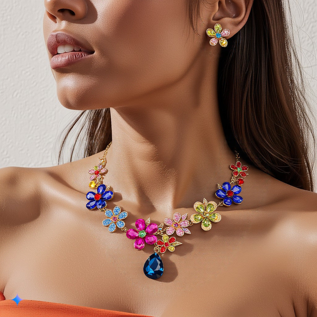 Vintage Necklace and Earring Set