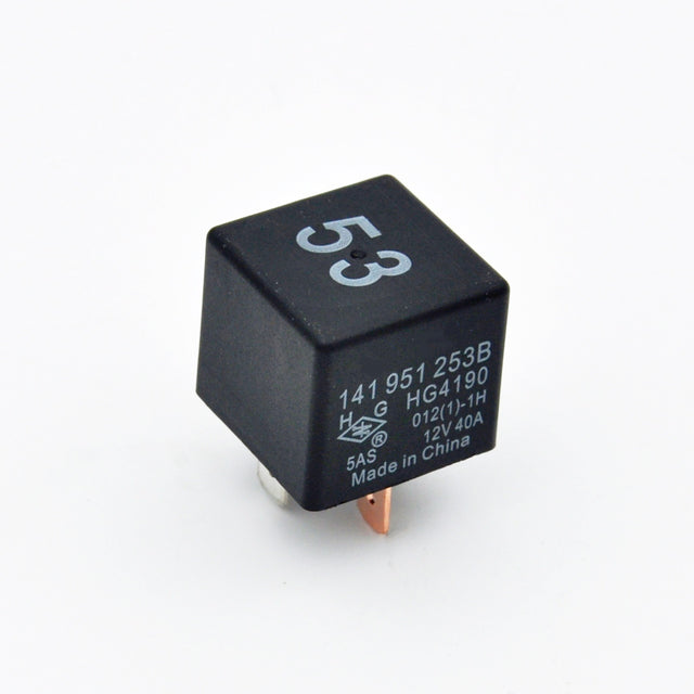Relay 141951253B, Compatible with Volkswagen / Audi / Skoda models including Golf, Jetta, Passat and More