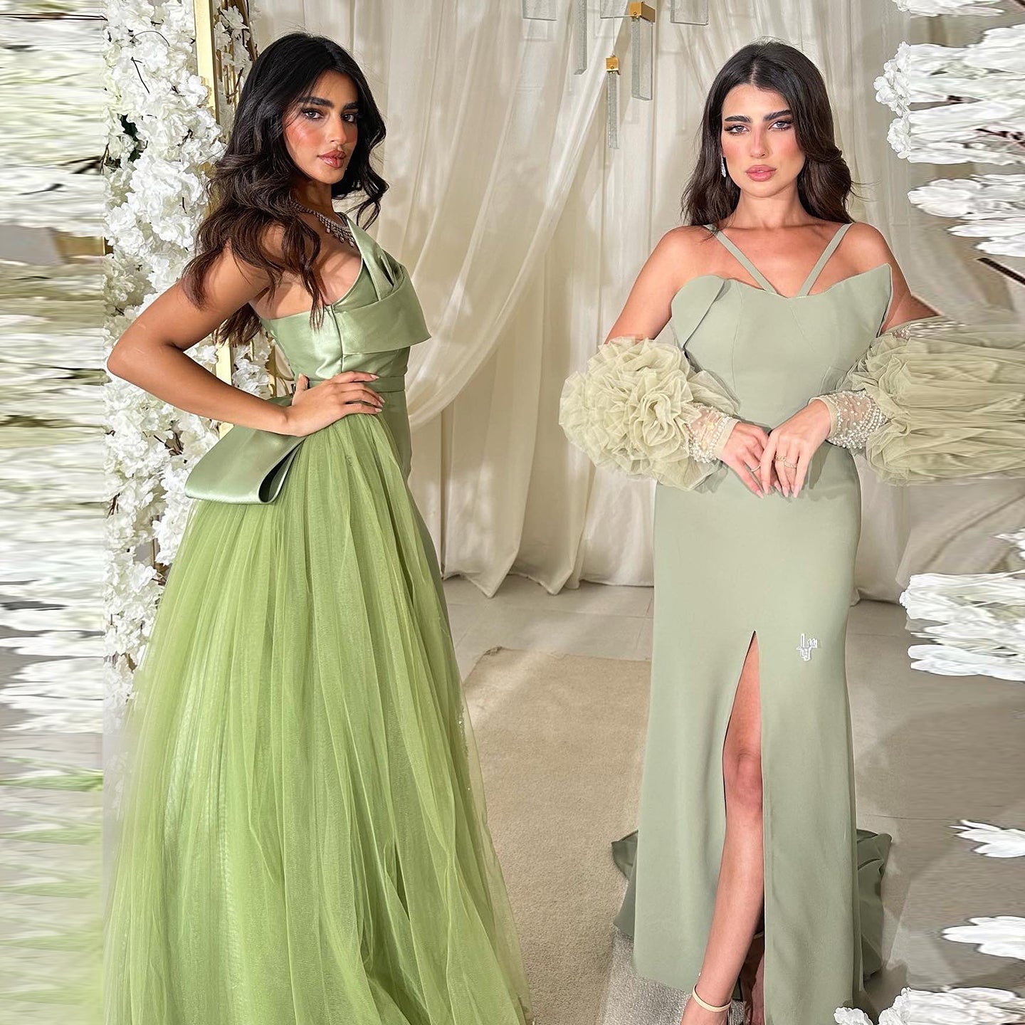 Luxury Lilac One Shoulder Evening Dress with Overskirt SS405